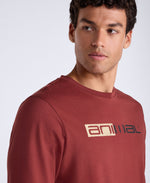 Tommy Mens Long Sleeve Tee - Rust