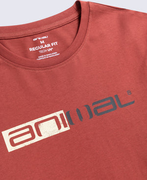 Tommy Mens Long Sleeve Tee - Rust