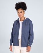 Zuri Womens Hoodie - Dark Blue