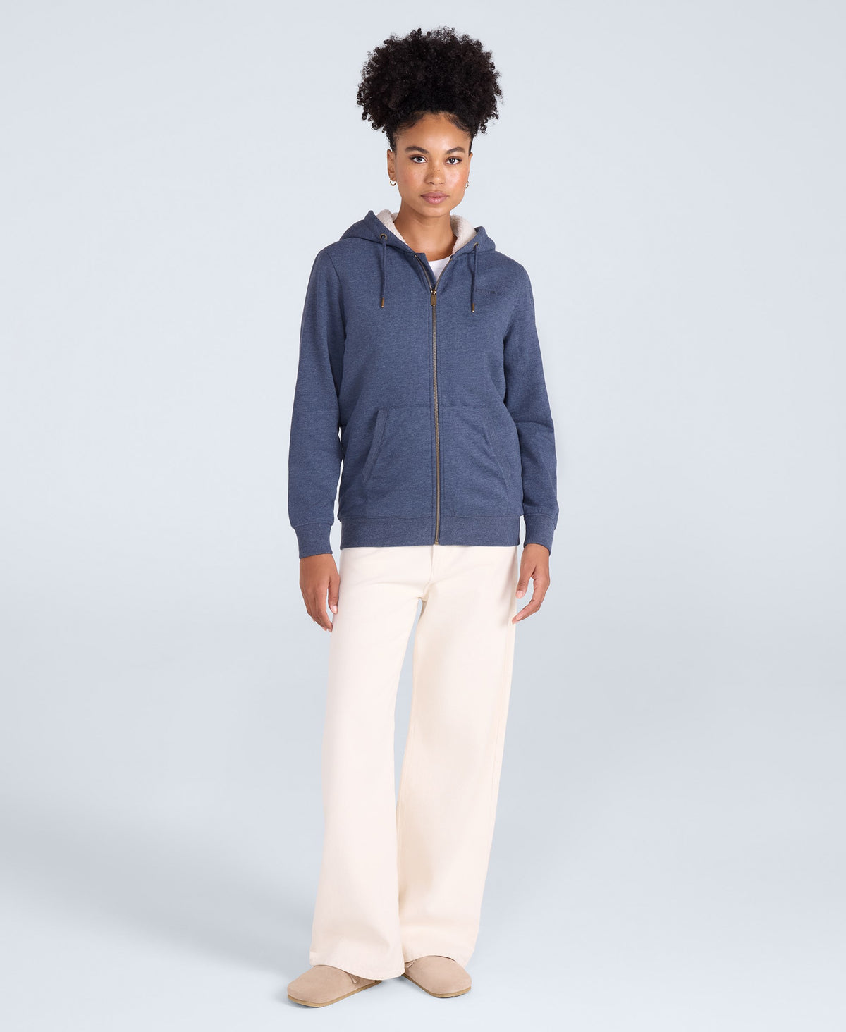 Zuri Womens Hoodie - Dark Blue
