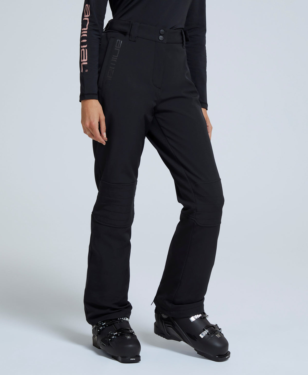 Alpine Womens Flare Snow Pants - Jet Black