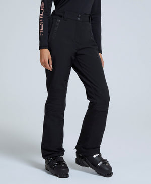 Alpine Womens Flare Snow Pants - Jet Black