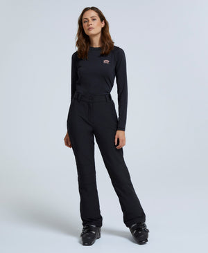Alpine Womens Flare Snow Pants - Jet Black