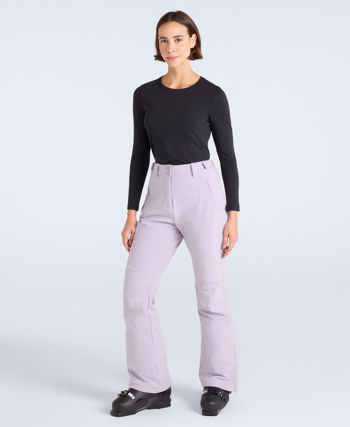 Alpine Womens Flare Snow Pants - Lilac