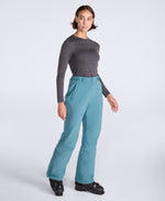 Alpine Womens Flare Snow Pants - Teal