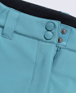 Alpine Womens Flare Snow Pants - Teal