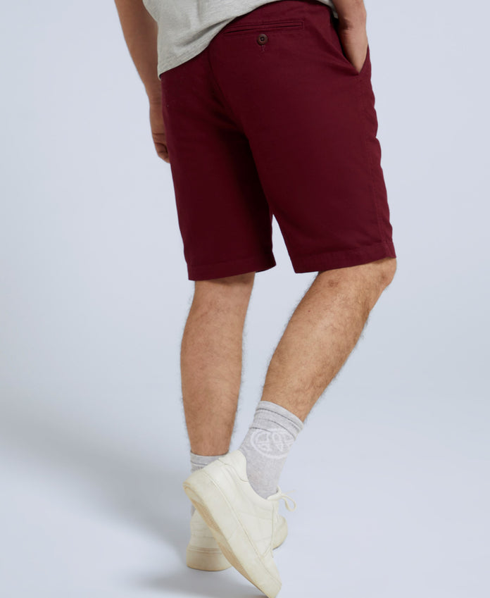 Westbay Mens Chino Shorts - Burgundy