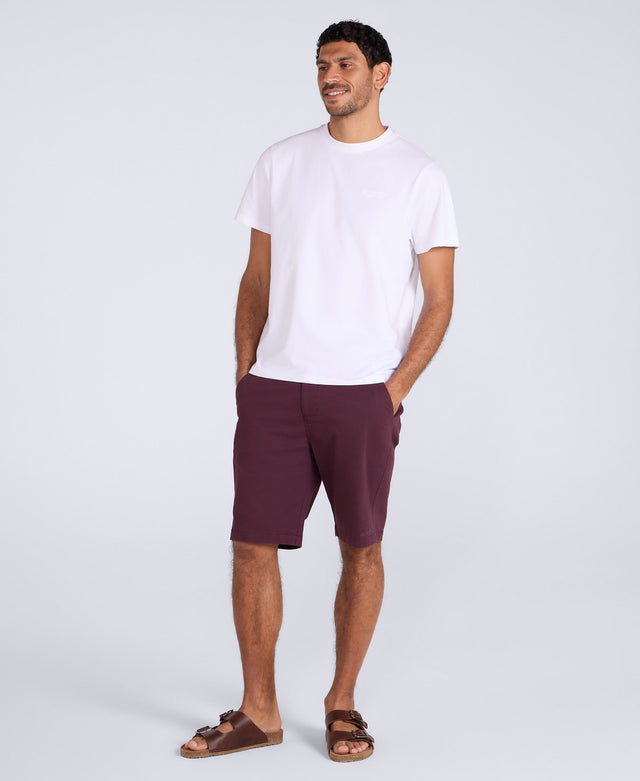 Westbay Mens Chino Shorts - Burgundy