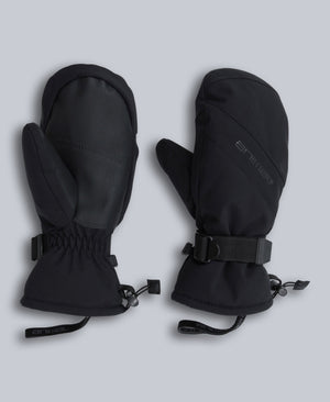 Track Womens Waterproof Snow Mittens - Jet Black