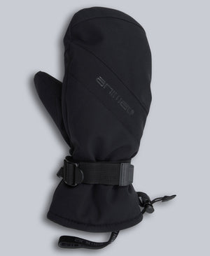 Track Womens Waterproof Snow Mittens - Jet Black