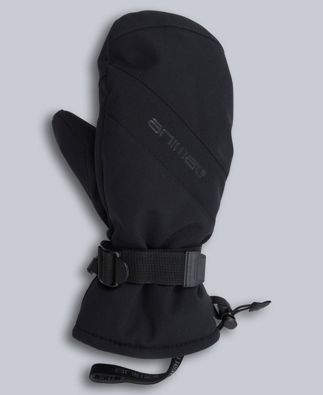 Track Womens Snow Mittens - Jet Black