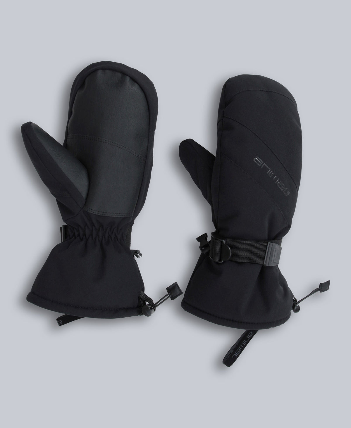 Snowstorm Mens Snow Mittens - Jet Black