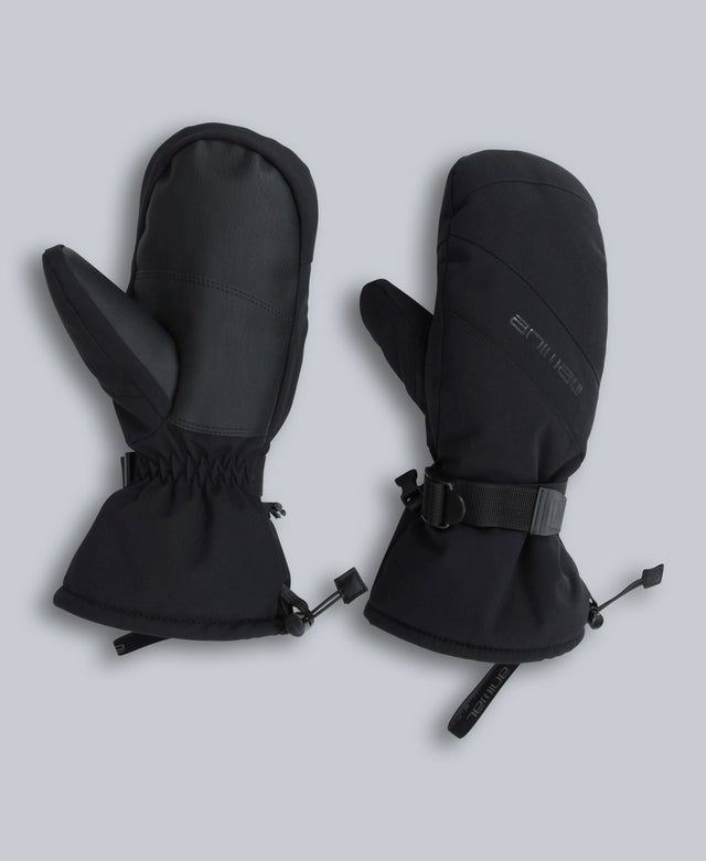 Snowstorm Mens Snow Mittens - Jet Black
