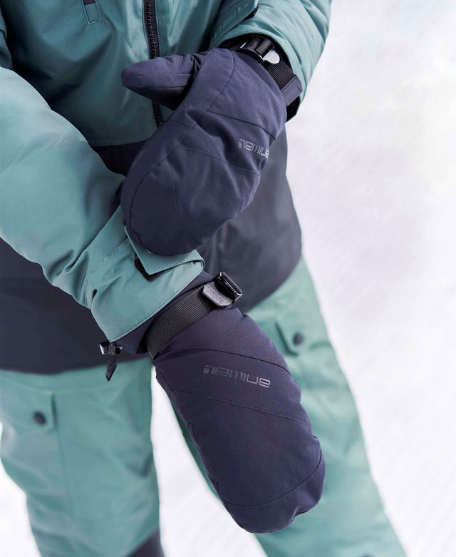 Snowstorm Mens Snow Mittens - Jet Black