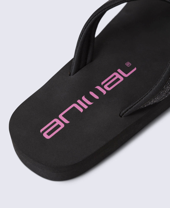 Swish Kids Flip-Flops - Charcoal