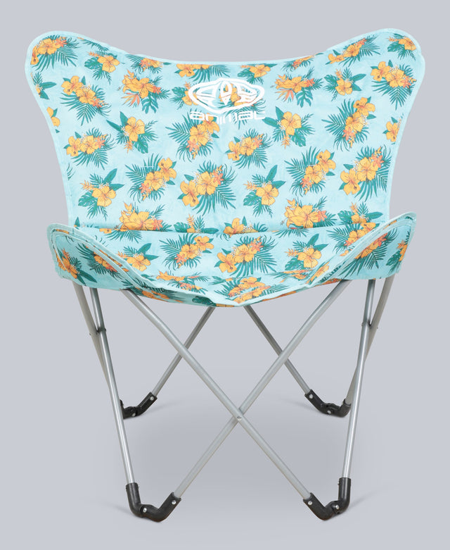 Padded Beach Chair - Aqua