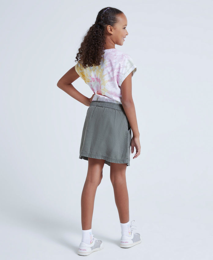 Emilia Kids Organic Skirt - Khaki
