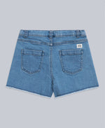 Sophia Kids Organic Denim Shorts - Blue