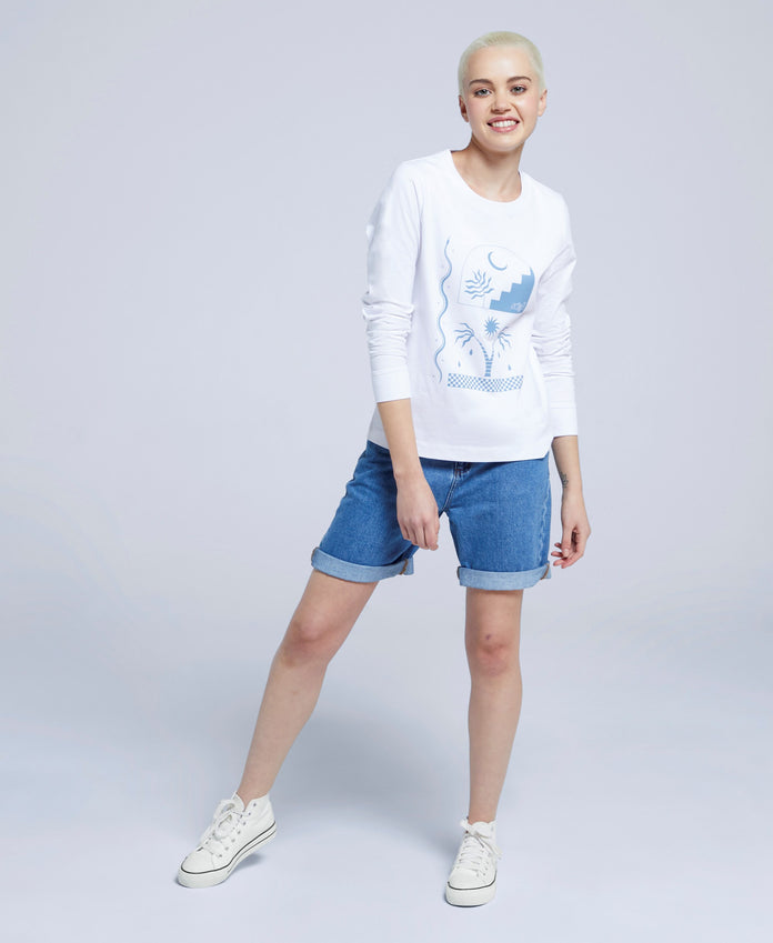 Adriana Mystic Womens Top - White