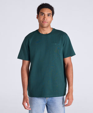 Chase Mens Plain Relaxed T-Shirt - Dark Green