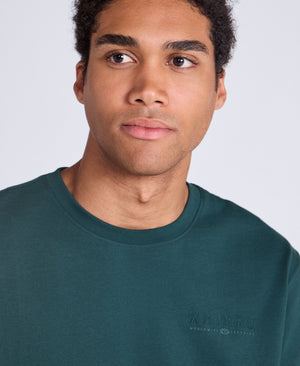 Chase Mens Plain Relaxed T-Shirt - Dark Green