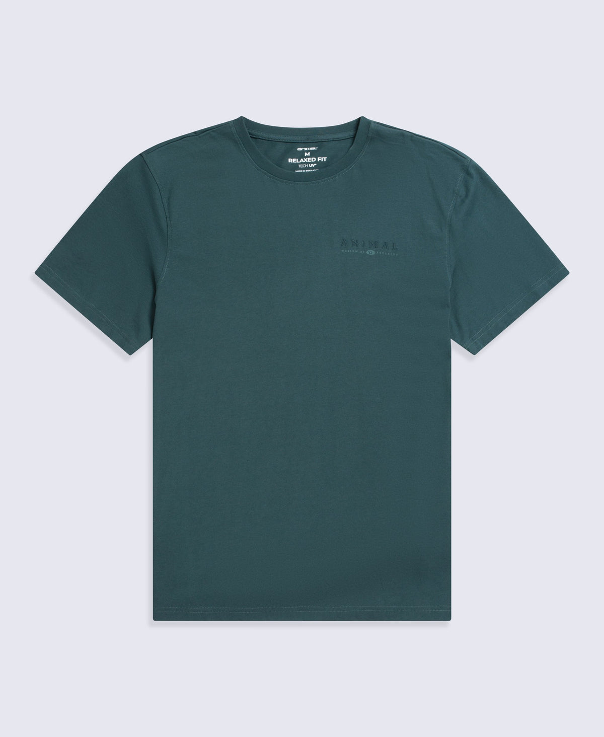 Chase Mens Plain Relaxed T-Shirt - Dark Green