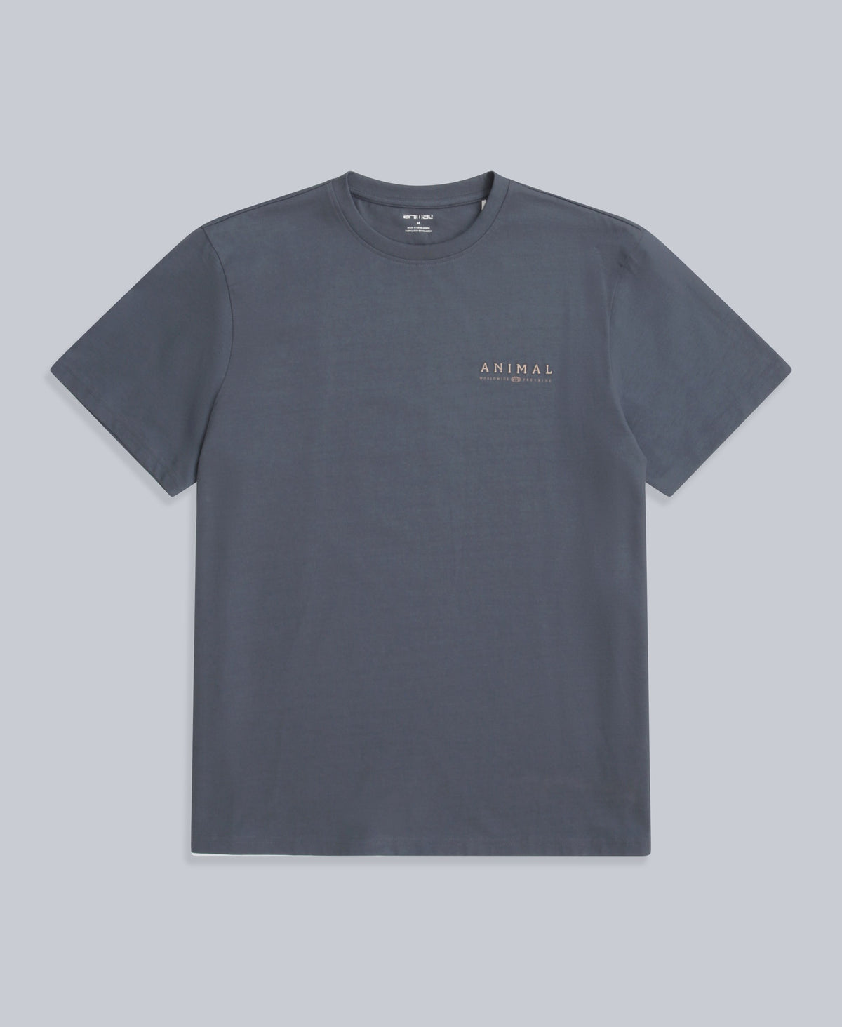 Chase Mens Plain Relaxed T-Shirt - Dark Grey