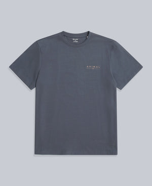 Chase Mens Plain Relaxed T-Shirt - Dark Grey