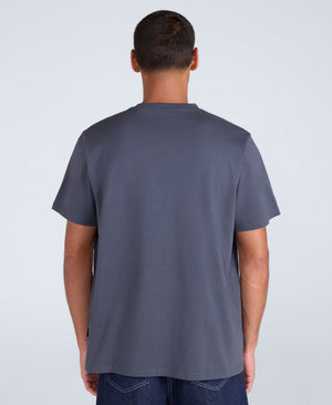 Chase Mens Plain Relaxed T-Shirt - Dark Grey