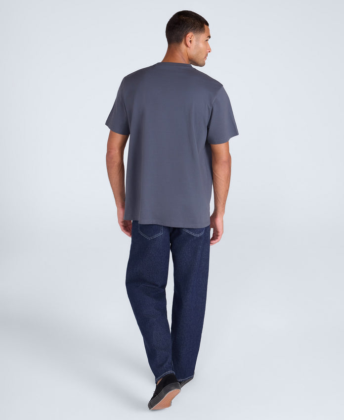 Chase Mens Summer Relaxed T-Shirt - Dark Grey