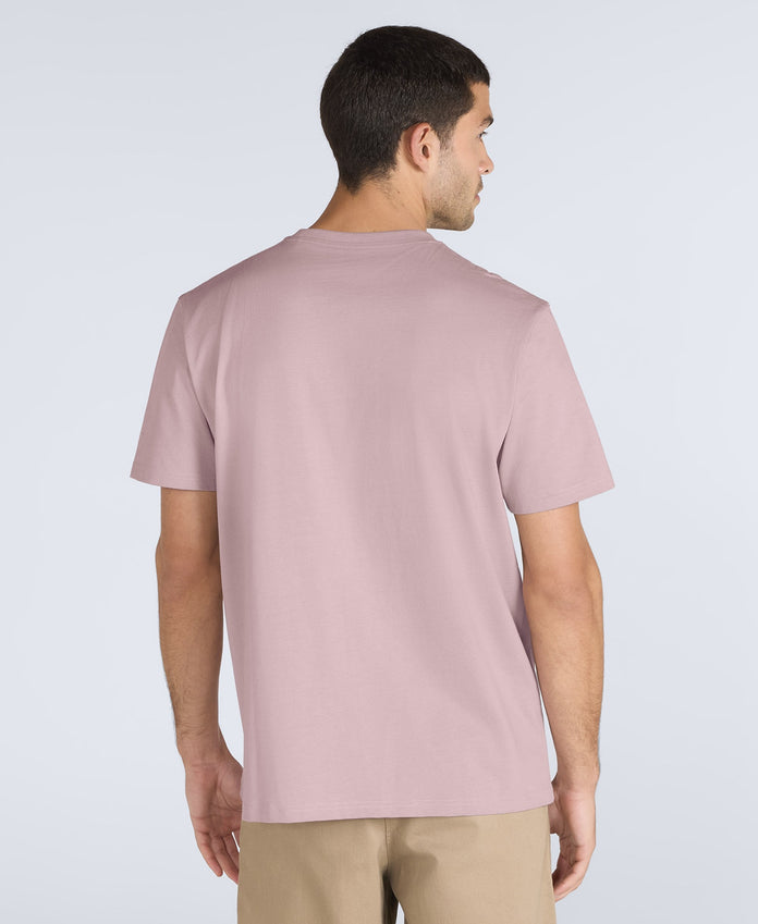 Chase Mens Plain Relaxed T-Shirt - Dark Pink