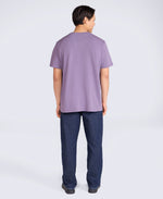 Chase Mens Plain Relaxed T-Shirt - Dark Purple