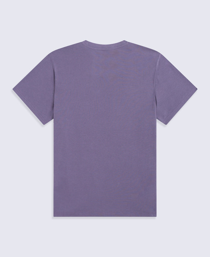 Chase Mens Plain Relaxed T-Shirt - Dark Purple