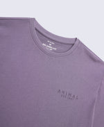 Chase Mens Plain Relaxed T-Shirt - Dark Purple