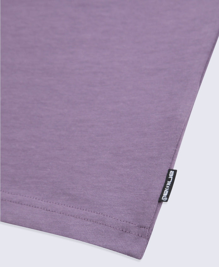 Chase Mens Plain Relaxed T-Shirt - Dark Purple