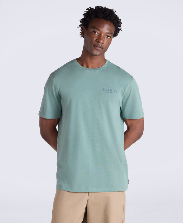 Chase Mens Plain Relaxed T-Shirt - Green