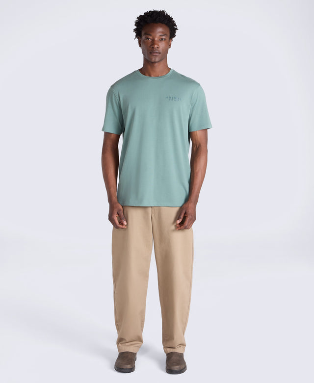 Chase Mens Plain Relaxed T-Shirt - Green