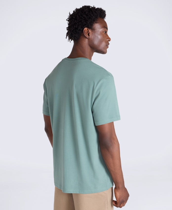 Chase Mens Plain Relaxed T-Shirt - Green