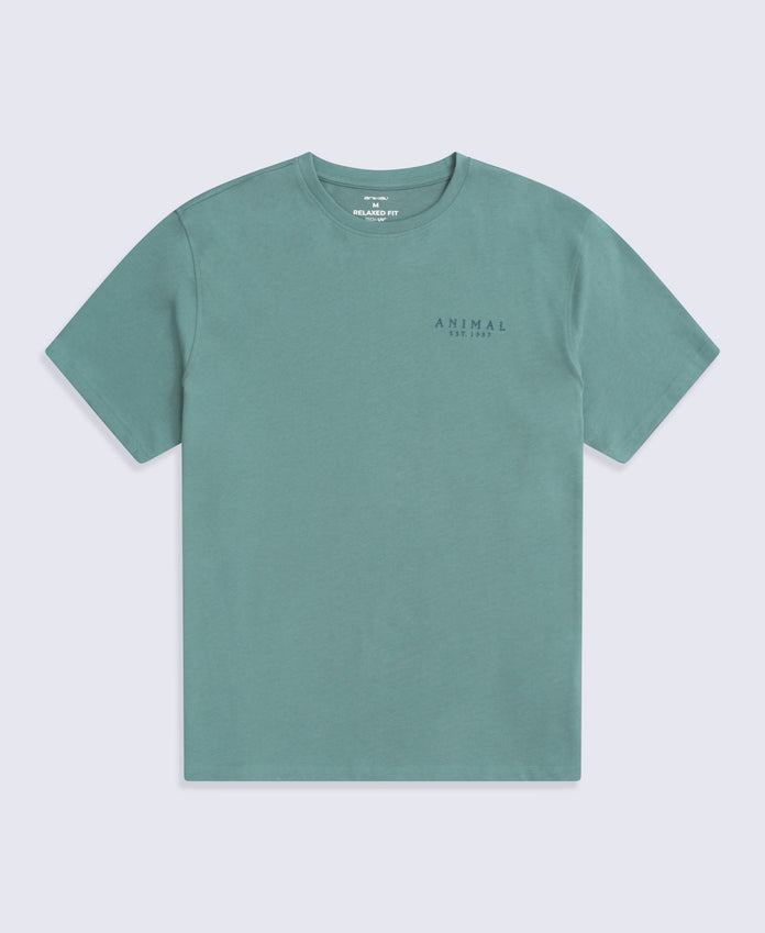 Chase Mens Plain Relaxed T-Shirt - Green