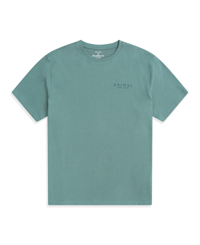 Chase Mens Plain Relaxed T-Shirt - Green