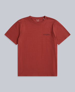 Chase Mens Plain Relaxed T-Shirt - Orange