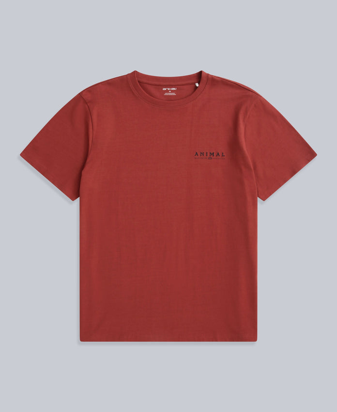 Chase Mens Summer Relaxed T-Shirt - Orange