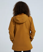 Margate Womens Recycled Waterproof Jacket - Mustard