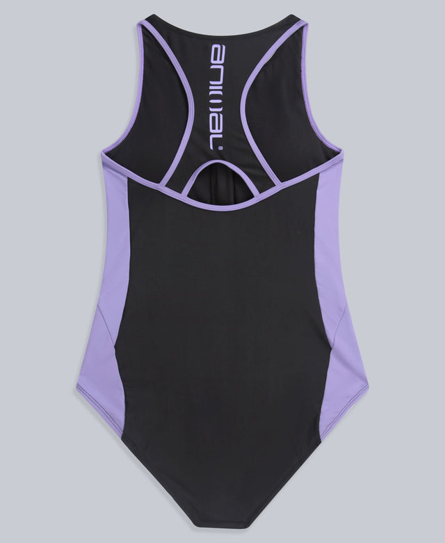 Margot Womens Recycled Swimsuit - Jet Black