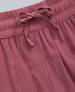 Sand-Dune Recycled Womens Shorts - Burgundy
