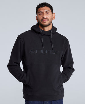 Louis Mens Fleece Hoodie - Black