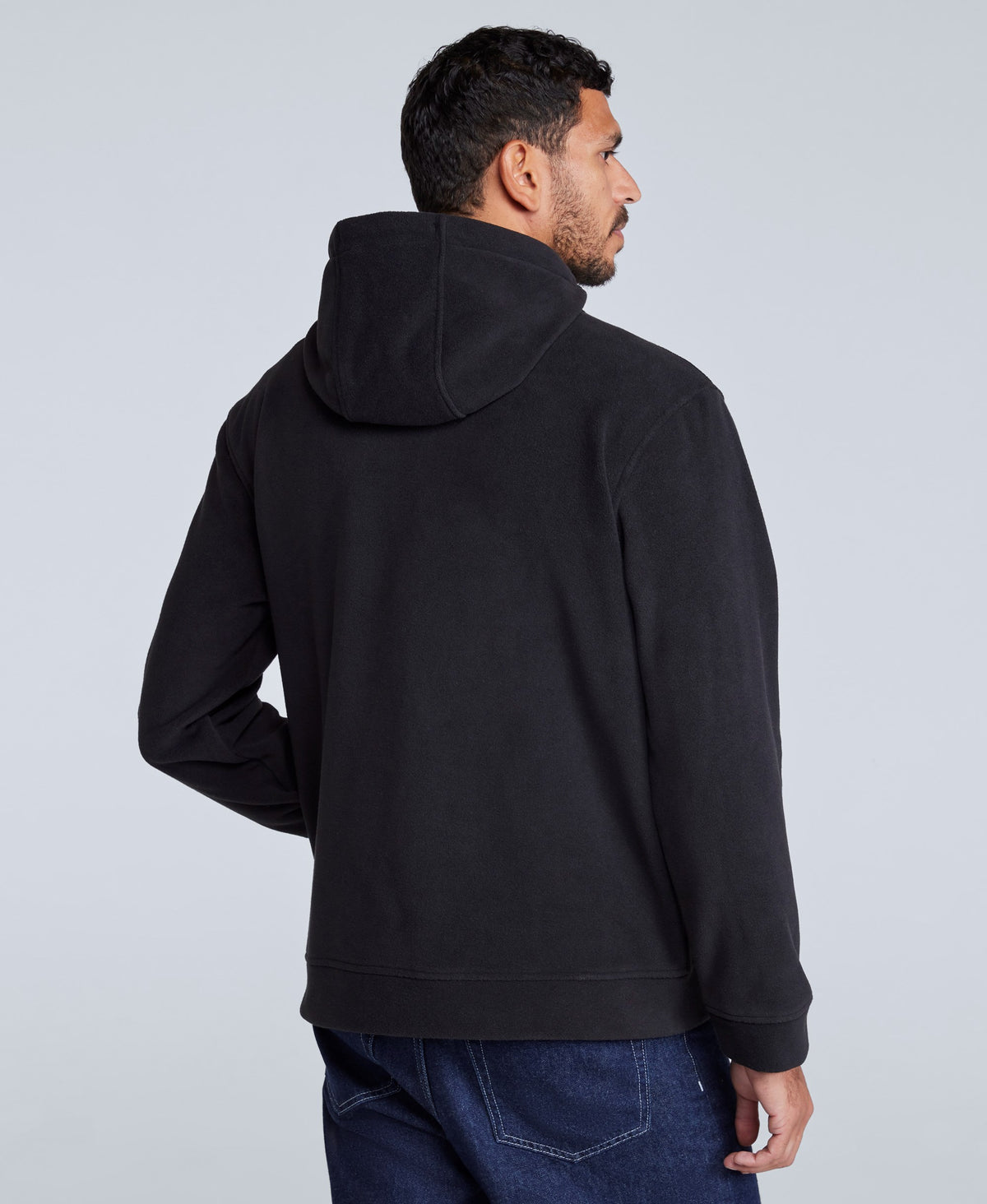 Louis Mens Fleece Hoodie - Black