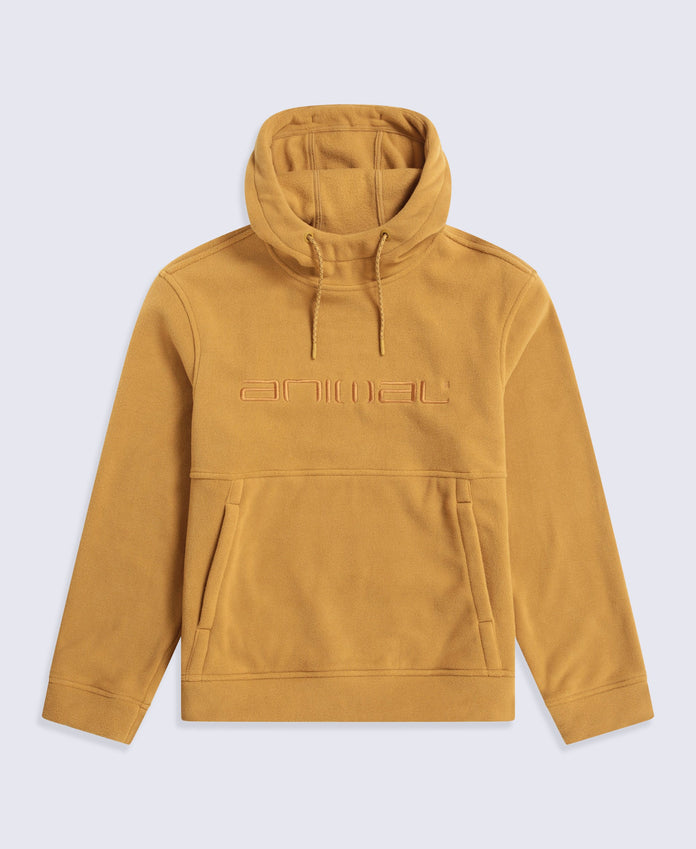Louis Mens Fleece Hoodie - Mustard