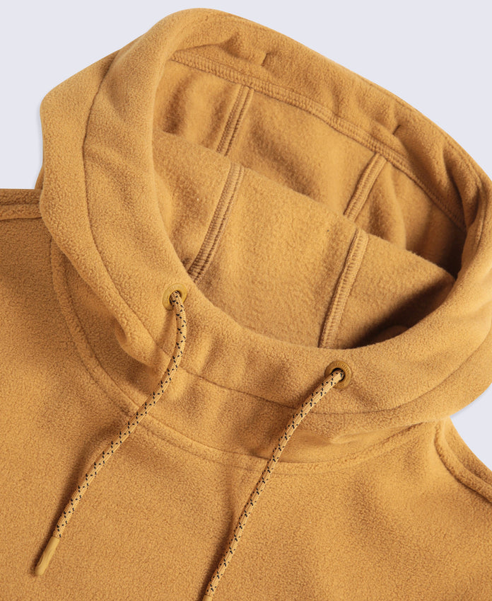 Louis Mens Fleece Hoodie - Mustard