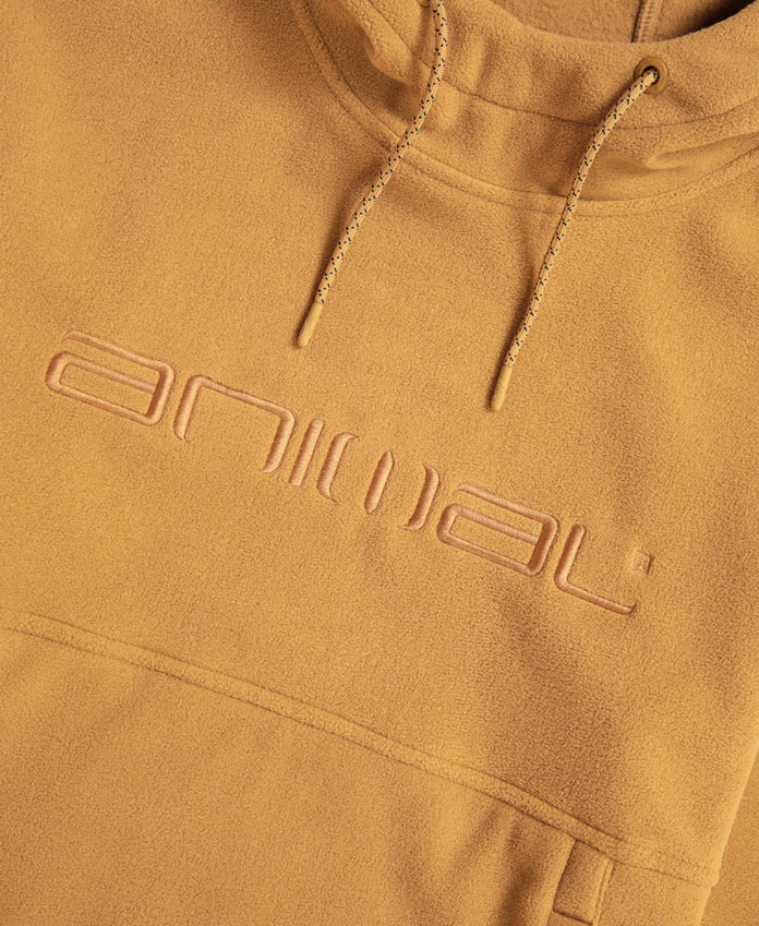 Louis Mens Fleece Hoodie - Mustard